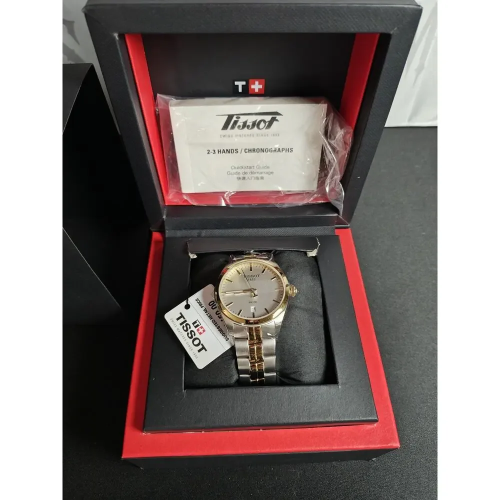 Nwt Tissot $450 T1014102203100 Store Display 9.7 / 10 Men's PR 100 Silver Dial